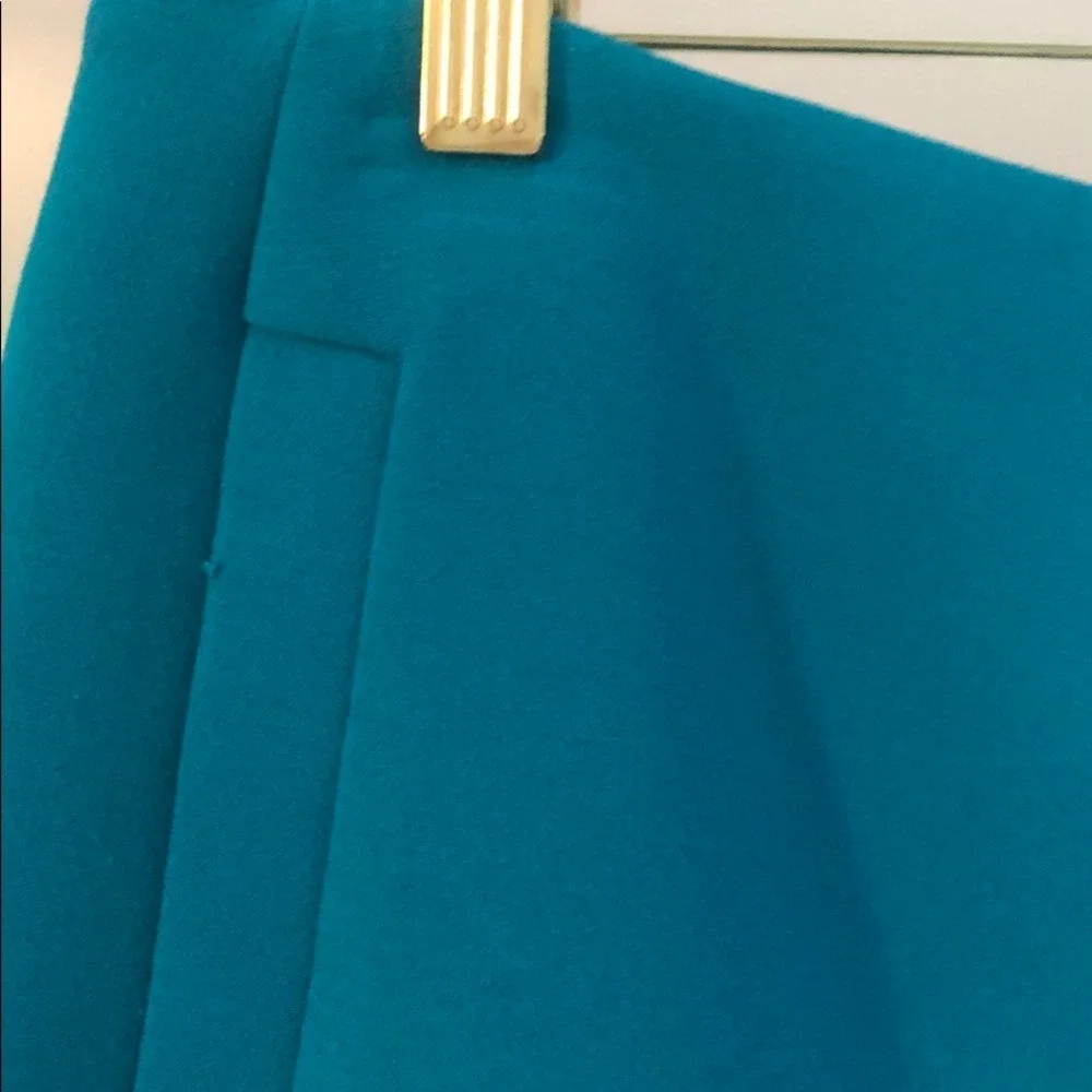 Banana Republic‎ Teal Blue A-Line Skirt Women Size 10 Knee Length Tailored Work